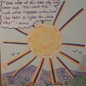 "Light the Whole Sky" Original, Whimsical Art (8" x 8" pdf)